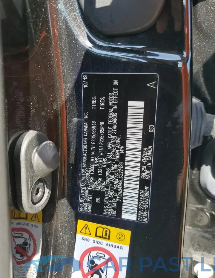 2T2AZMDA8LC222196# 13