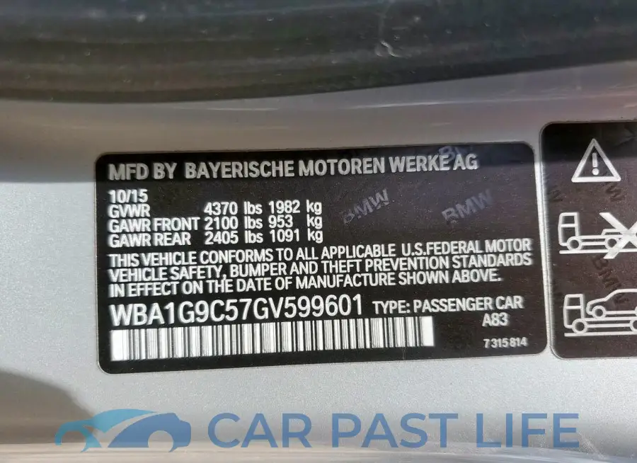 WBA1G9C57GV599601# 13