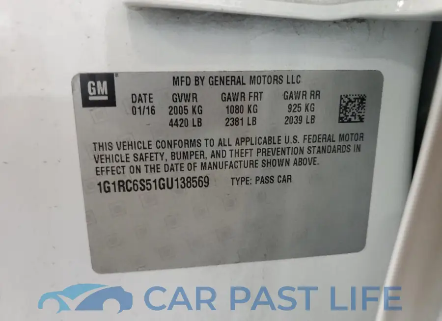 1G1RC6S51GU138569# 13