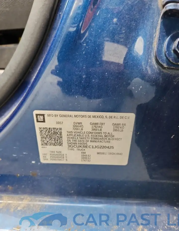 3GCUKREC1JG220425# 12
