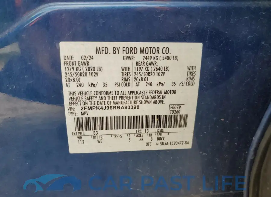 2FMPK4J96RBA93398# 14