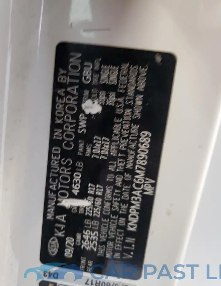 KNDPM3AC6M7890689# 13