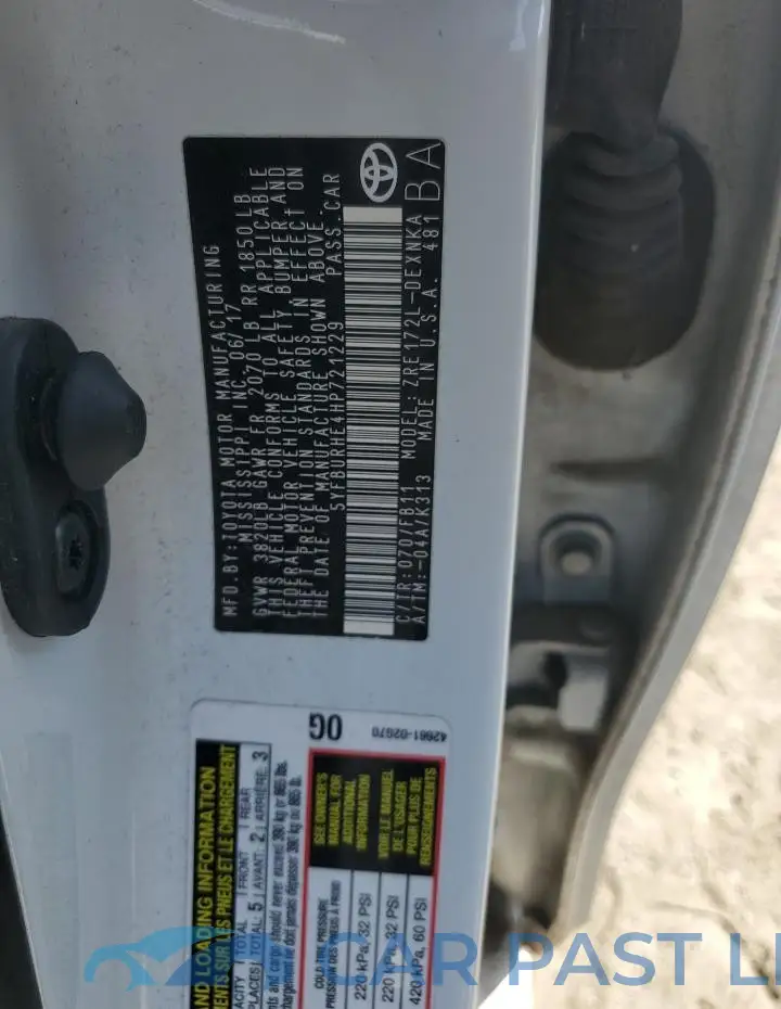 5YFBURHE4HP721229# 13