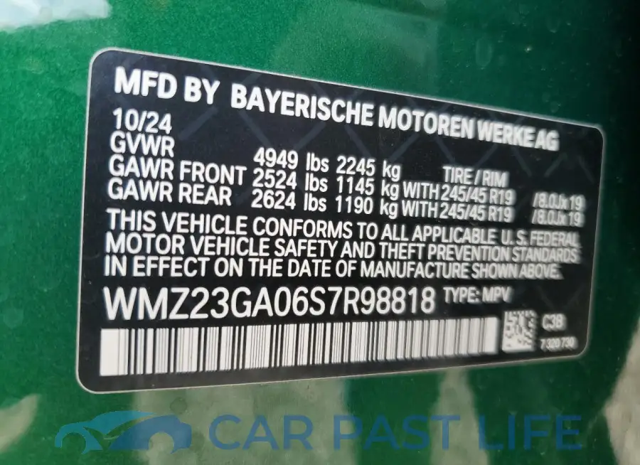 WMZ23GA06S7R98818# 14