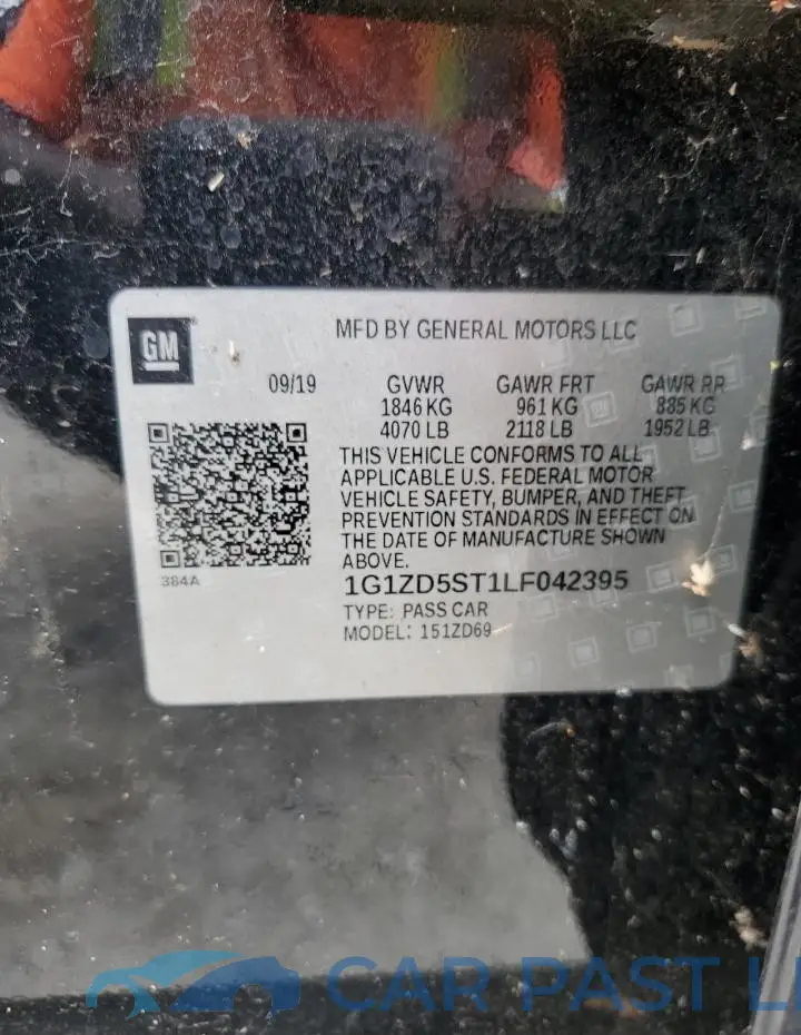 1G1ZD5ST1LF042395# 12