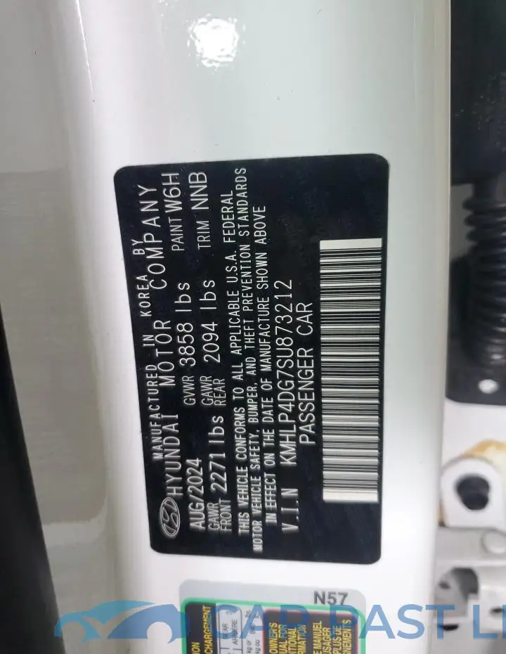 KMHLP4DG7SU873212# 13
