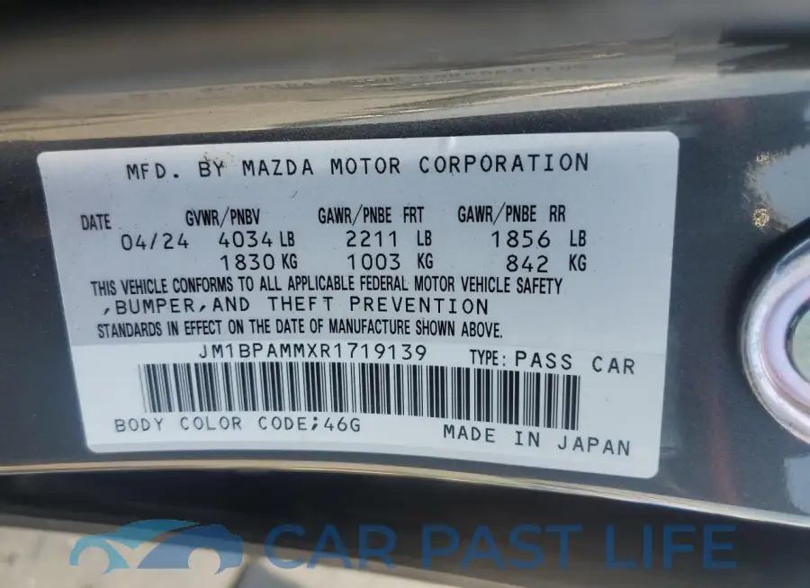 JM1BPAMMXR1719139# 13