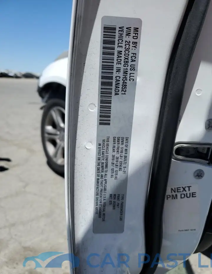 2C3CDXBG1MH548521# 13