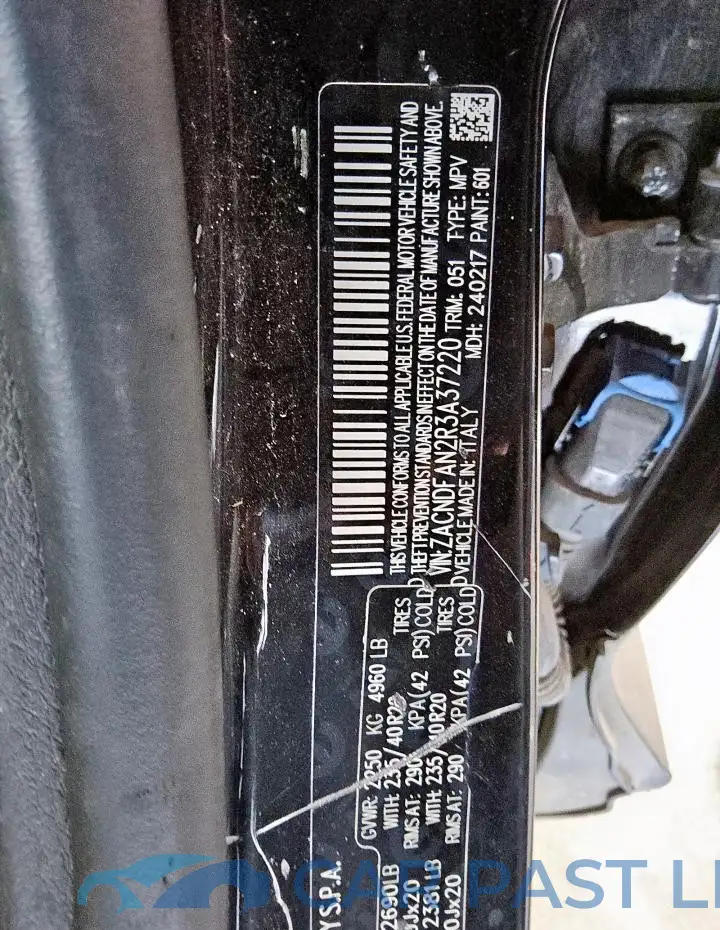 ZACNDFAN2R3A37220# 13