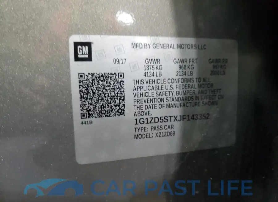1G1ZD5STXJF143352# 13