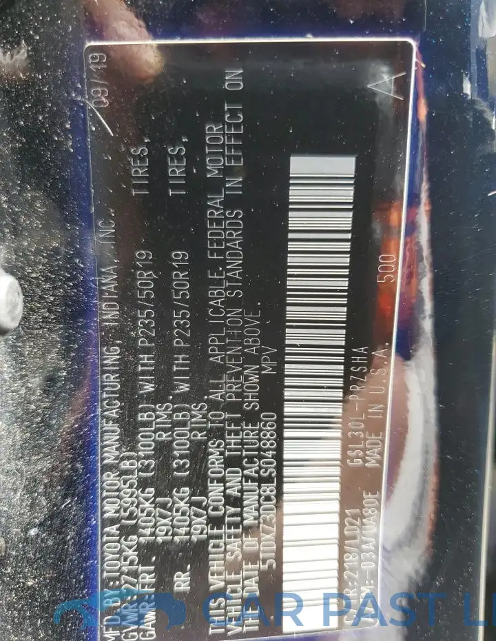5TDXZ3DC8LS048860# 13