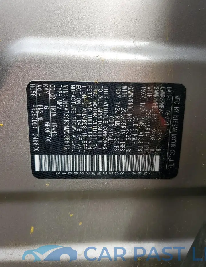 JN8AT3CB2MW238613# 14