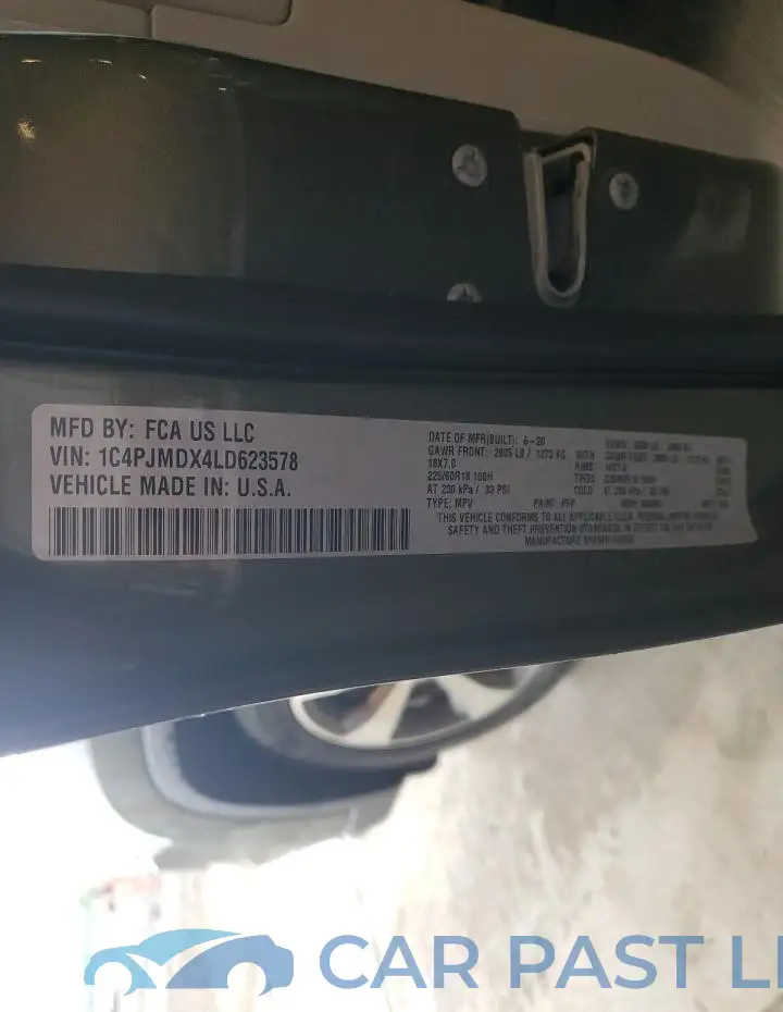 1C4PJMDX4LD623578# 12