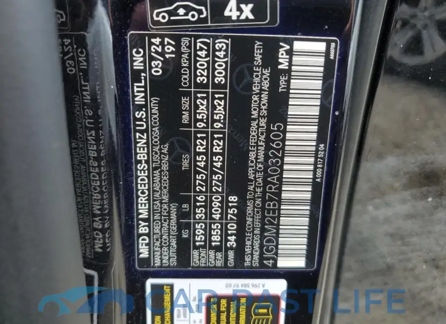 4JGDM2EB7RA032605# 13