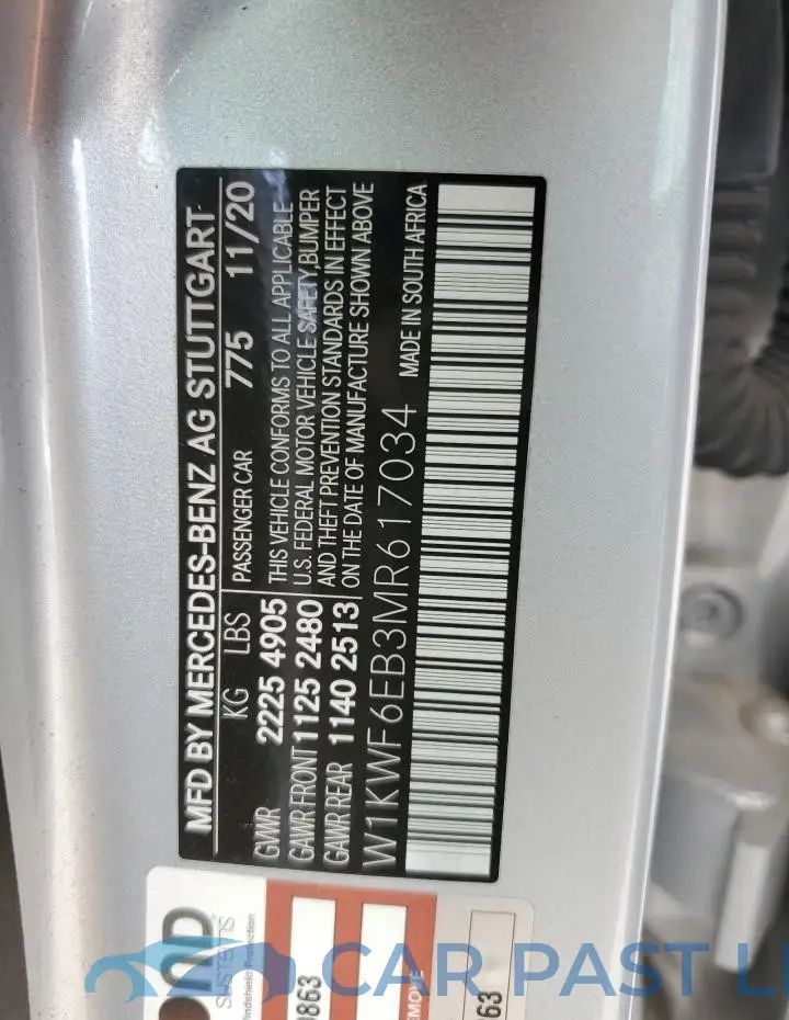 W1KWF6EB3MR617034# 12