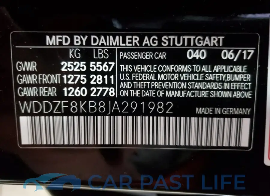 WDDZF8KB8JA291982# 13