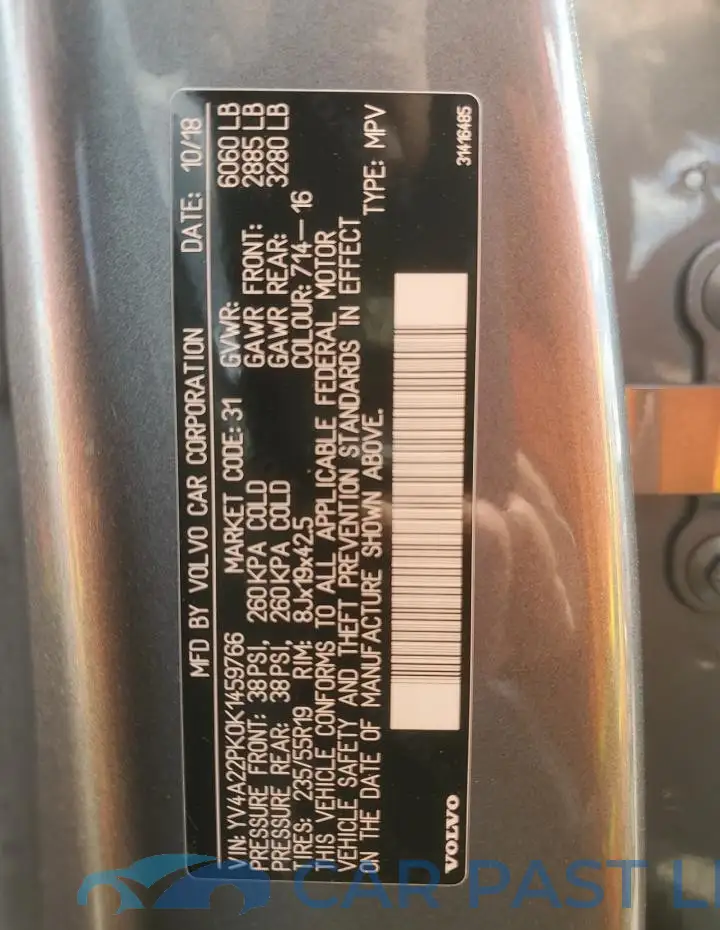 YV4A22PK0K1459766# 13