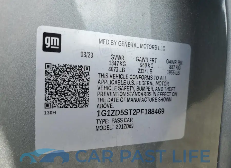 1G1ZD5ST2PF188469# 13