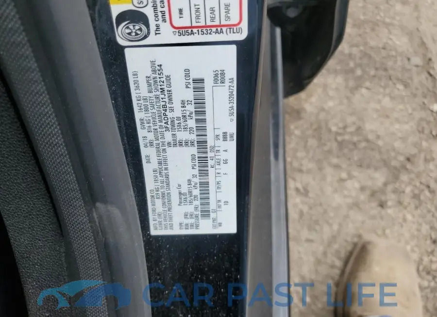 3FADP4BJ1JM121554# 12