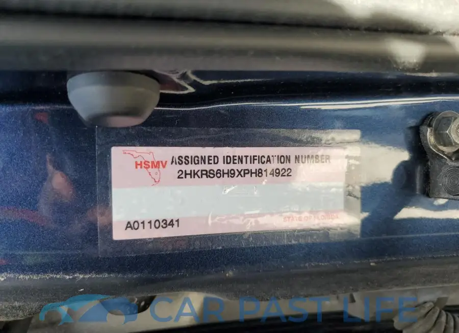 2HKRS6H9XPH814922# 13