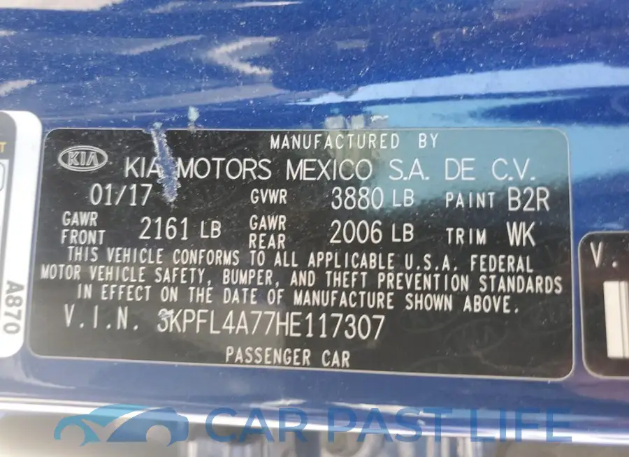 3KPFL4A77HE117307# 12