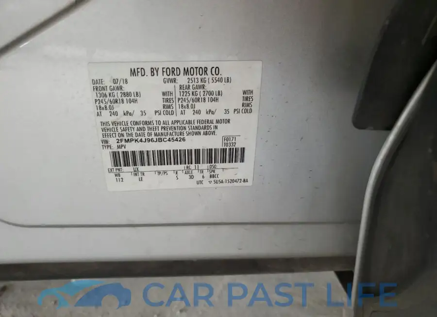 2FMPK4J96JBC45426# 13