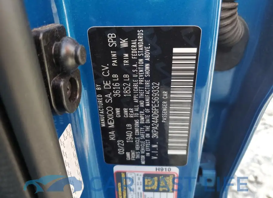 3KPA24AD6PE569332# 13