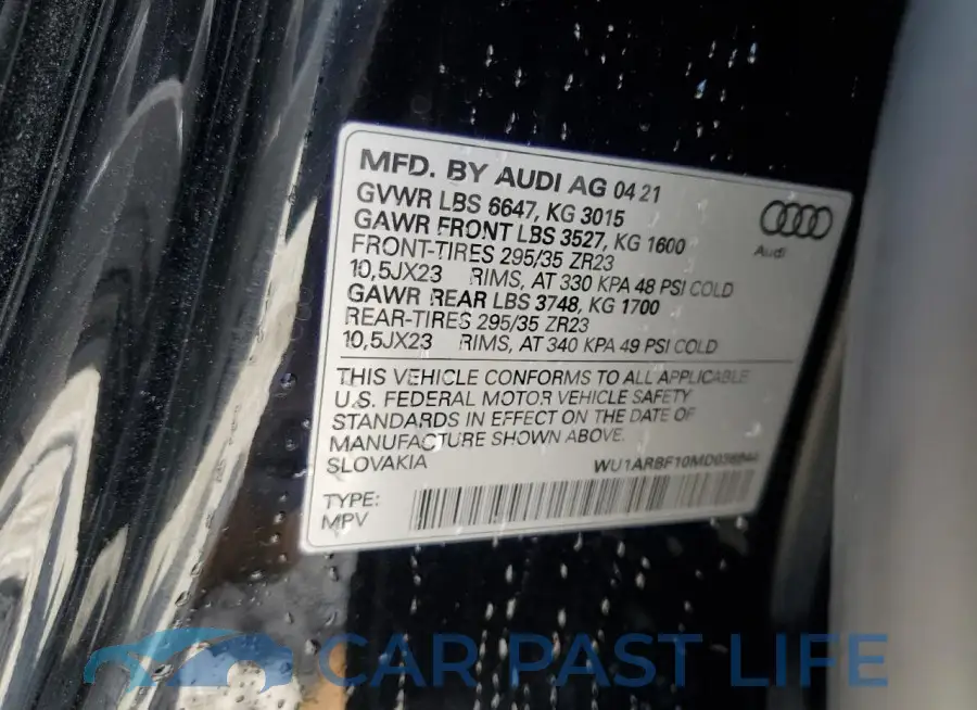 WU1ARBF10MD036844# 13