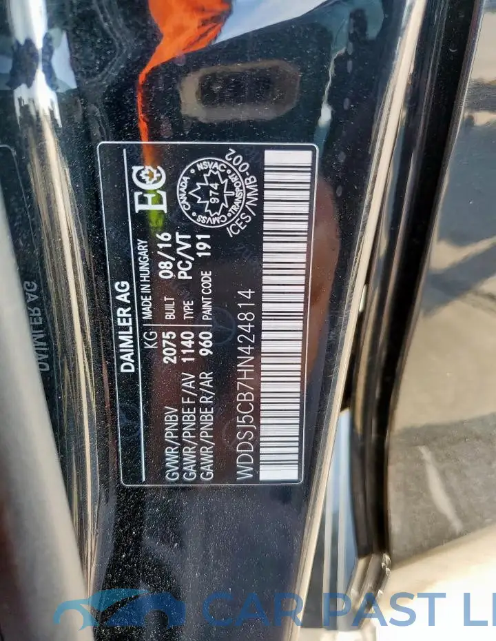 WDDSJ5CB7HN424814# 12
