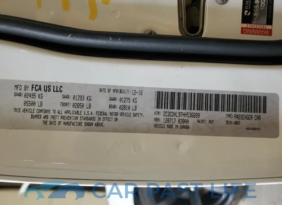 2C3CDXL97HH536699# 13