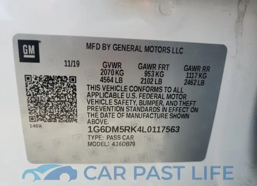 1G6DM5RK4L0117563# 12