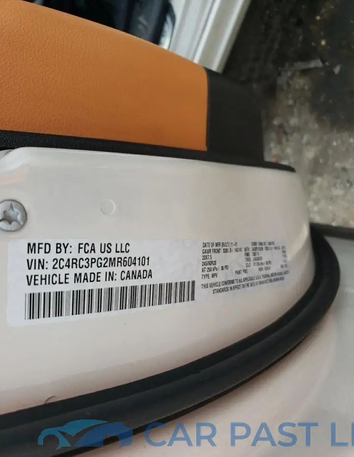 2C4RC3PG2MR604101# 13