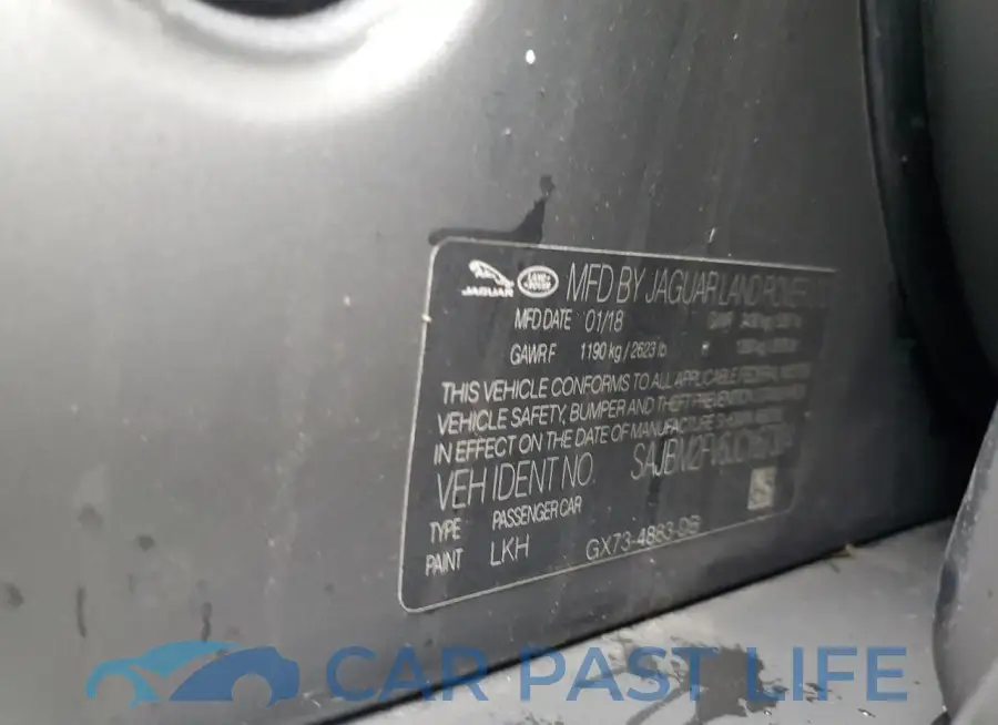 SAJBM2FV6JCY67304# 12