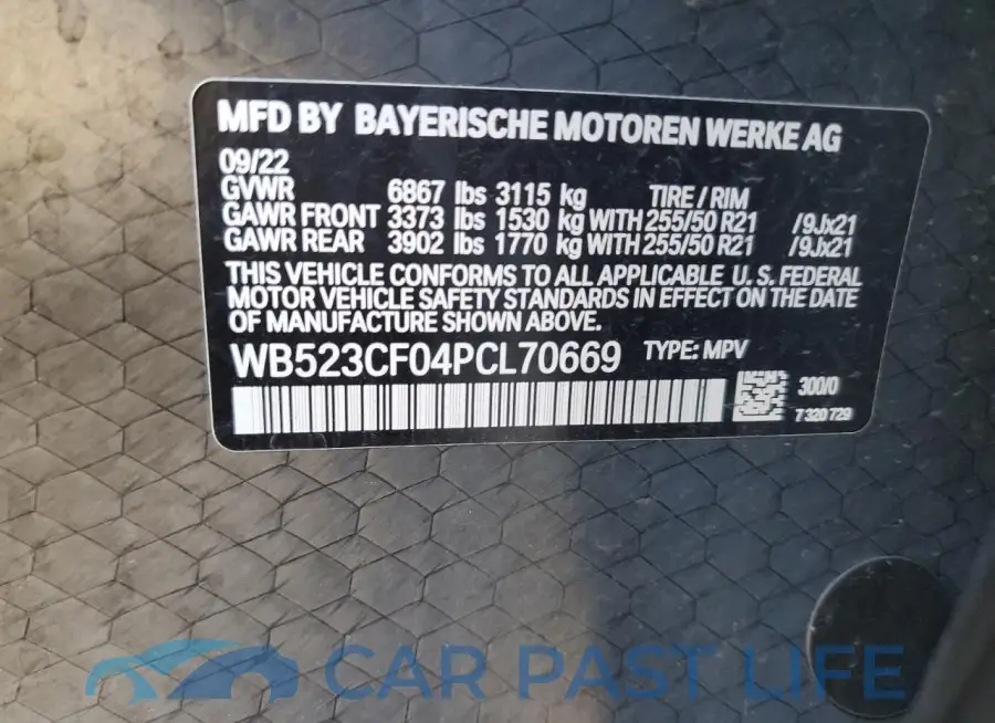 WB523CF04PCL70669# 14