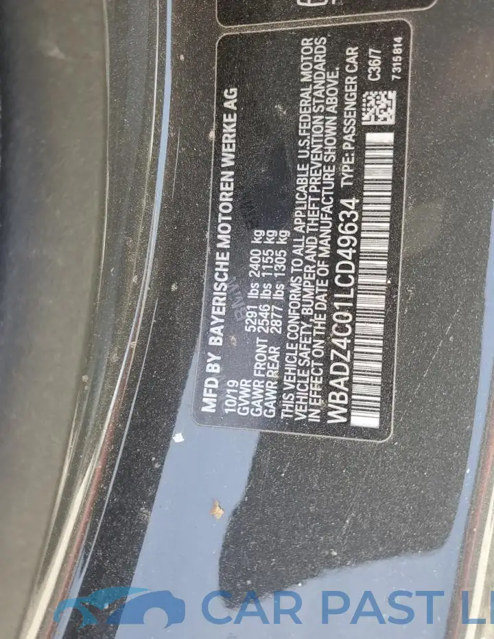 WBADZ4C01LCD49634# 12