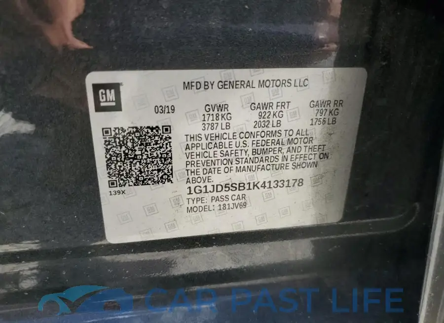 1G1JD5SB1K4133178# 12