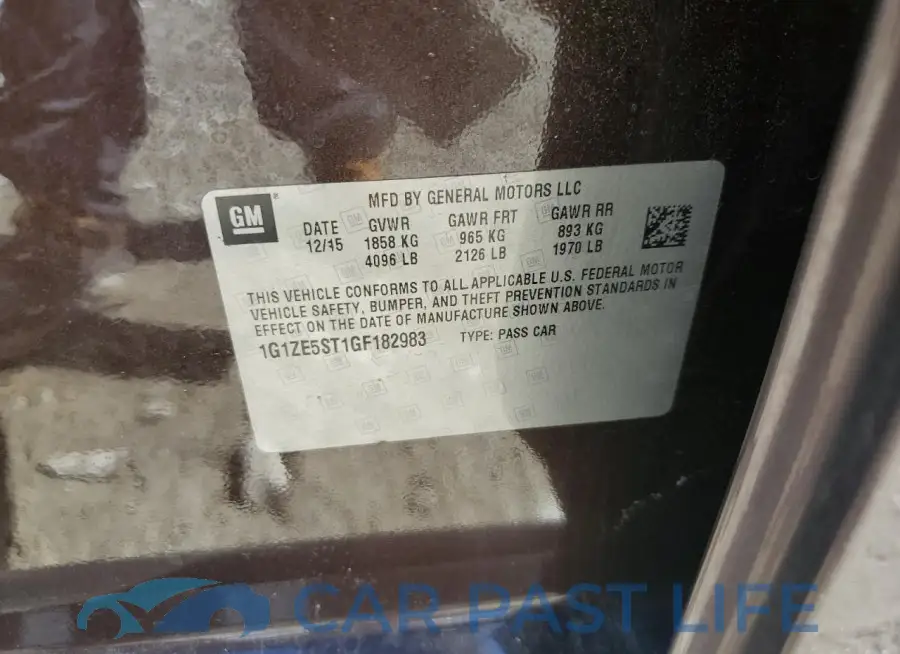 1G1ZE5ST1GF182983# 12