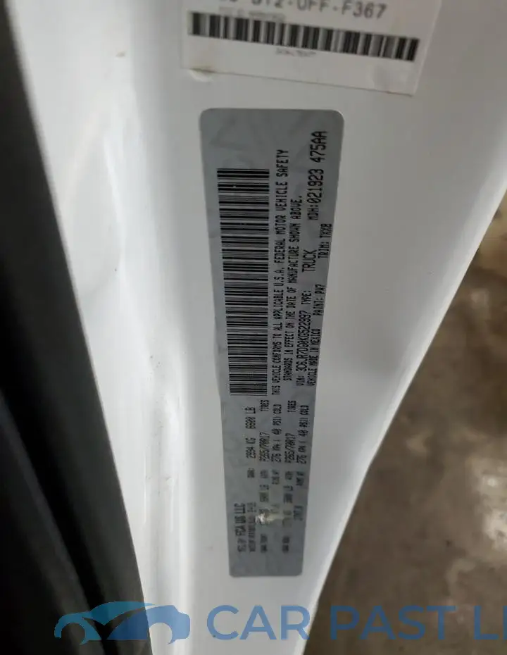 3C6JR7DG0KG522997# 12