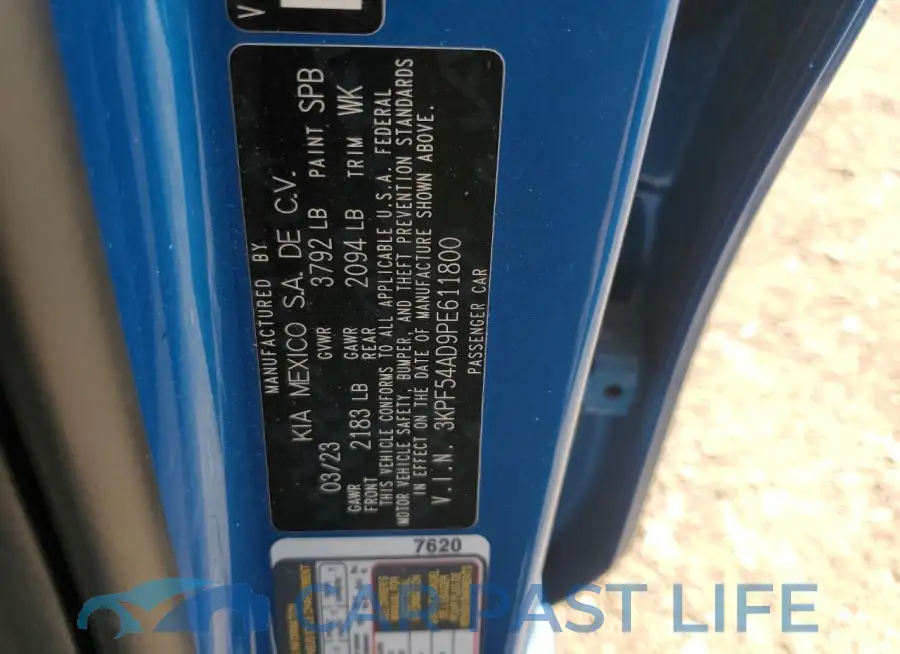3KPF54AD9PE611800# 12