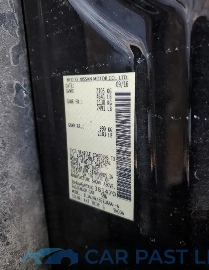 1N4AA6APXHC381470# 12