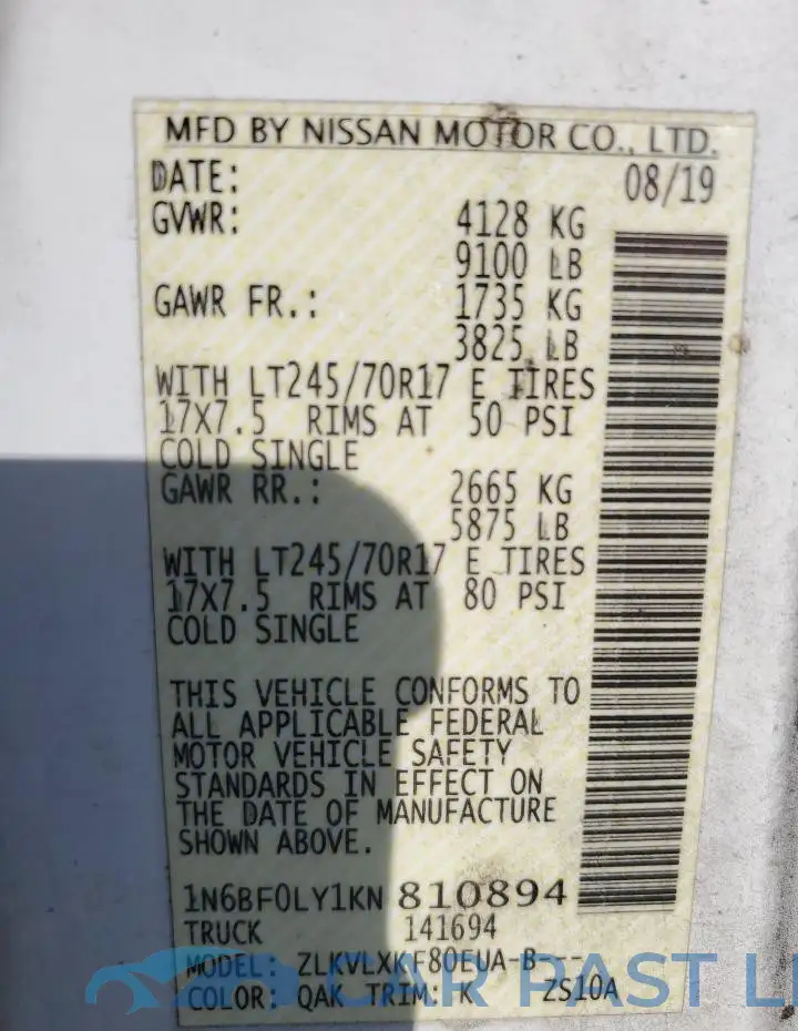 1N6BF0LY1KN810894# 13