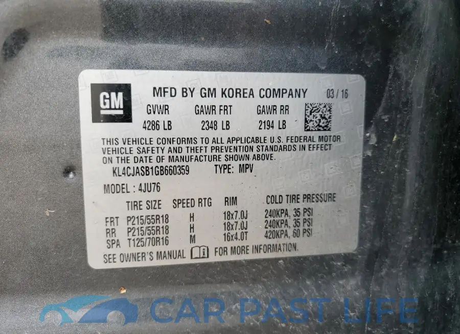 KL4CJASB1GB660359# 13