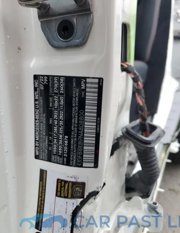 4JGFB8KB7NA808800# 14
