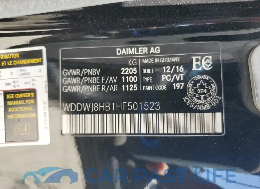 WDDWJ8HB1HF501523# 12