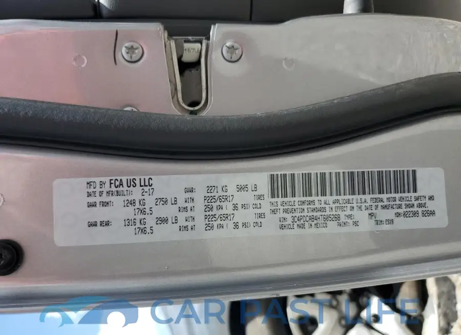 3C4PDCAB4HT605268# 13