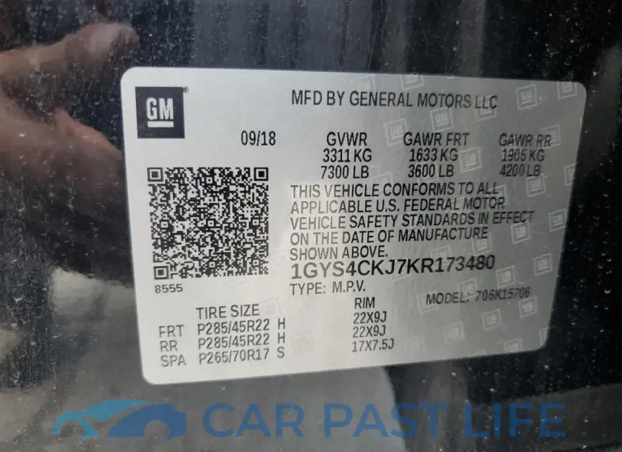 1GYS4CKJ7KR173480# 13