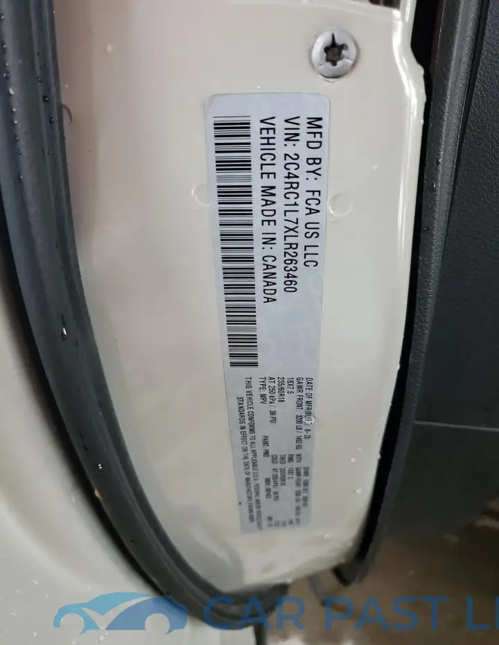 2C4RC1L7XLR263460# 13