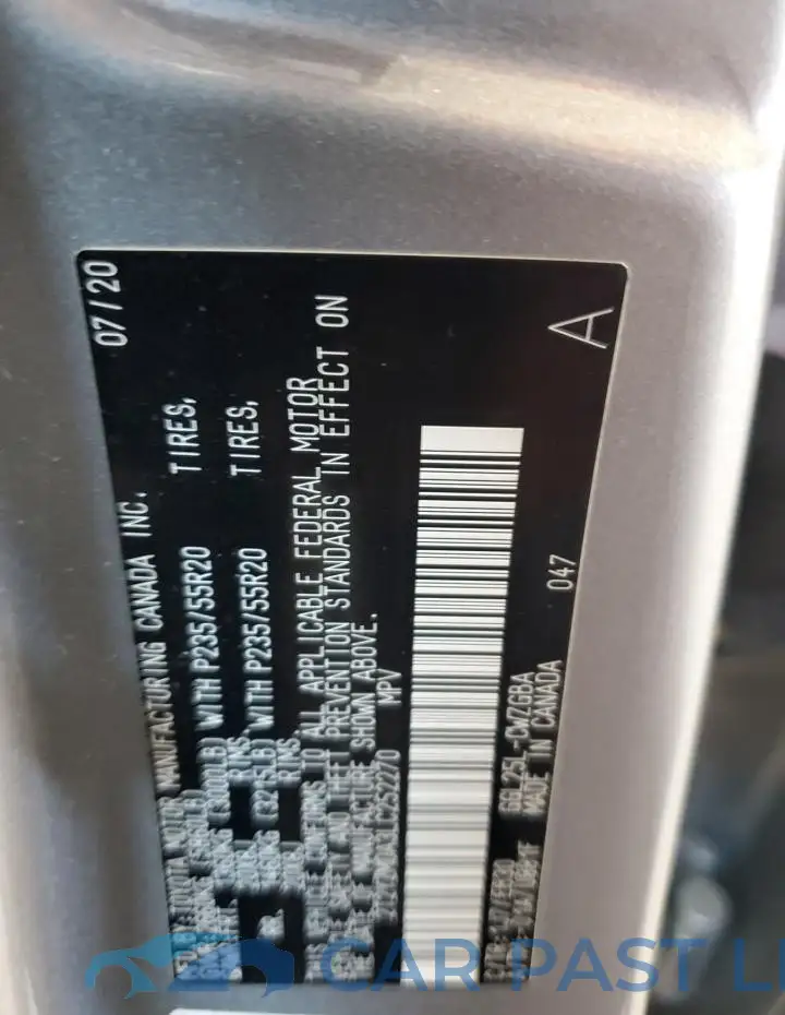 2T2YZMDA3LC252270# 12