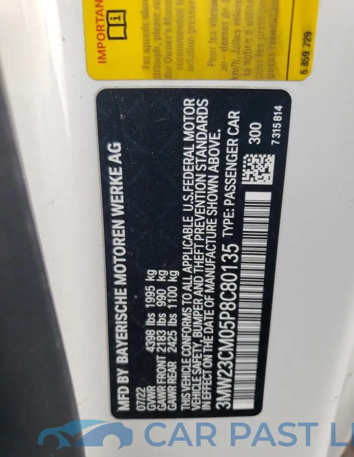 3MW23CM05P8C80135# 13