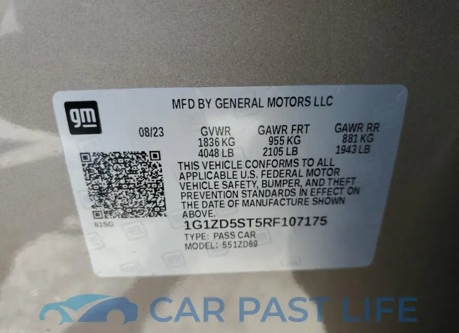 1G1ZD5ST5RF107175# 13